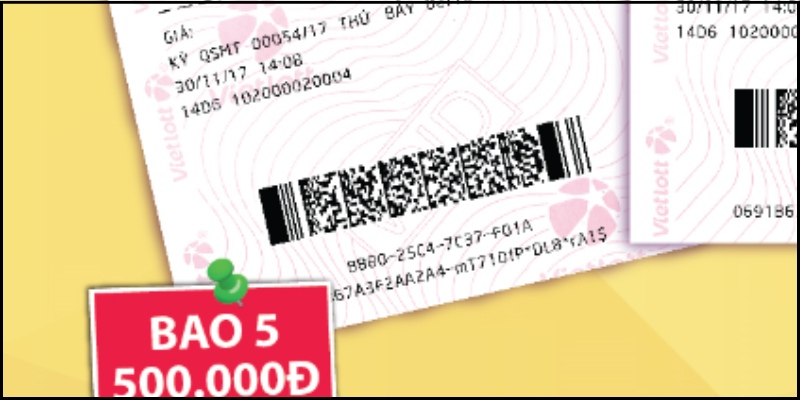Hình thức chơi bao 5 trong xổ số POWER 6/55